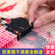 開(kāi)億diy手工情人節釘子畫(huà)照片拼圖定制生日禮物送女生朋友七夕情人節 【圓釘高清】粉色框 24寸