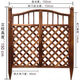 撒網(wǎng)人戶(hù)外柵欄門(mén)籬笆門(mén)防腐木圍欄門(mén)庭院田園花園院子護欄小門(mén)木門(mén)定制 碳化斜網(wǎng)門(mén)(泥土地一套)寬132