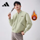阿迪達斯 （adidas）男女同款冬季加厚保暖棒球領(lǐng)運動(dòng)休閑棉服  M