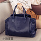 ANDSEEYOU品牌 手提包女 新款真皮女包大容量時(shí)尚女士手提包斜挎波士頓包 小款寶藍