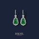 HKHL 【附證書(shū)】925銀玉髓耳環(huán)女春晚楊冪同款葫蘆耳墜新年禮物送女友 葫蘆耳墜一對【證書(shū)+輕奢禮盒】