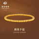菜百首飾 黃金手鏈 足金國潮風(fēng)念珠手鏈時(shí)尚圓珠手鏈 計(jì)價(jià) HJ 黃金手鏈 約5.78g