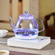 君萊克（youlike）自動上水電熱水壺茶壺泡茶專用功夫茶底部涌泉抽水保溫玻璃燒水壺電熱燒水壺 白色上水壺【抽桶裝水】 1L