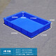 塑料方盤(pán)淺盤(pán)長(cháng)方形塑料盆塑料盤(pán)周轉箱盒子托盤(pán)分類(lèi)零件面包箱 5號方盤(pán)藍色   605*415*95mm