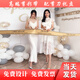 蕭蕭布落定制開(kāi)業(yè)剪彩彩帶用品道具套裝高端質(zhì)感亮光貢緞布品牌logo 香檳色