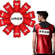 締羽 撕名牌貼衣服奔跑分組馬甲活動(dòng)拓展道具成人兒童背心學(xué)生班服姓名牌 成人10件衣服包含名牌貼【紅色】閃電發(fā)貨