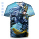 席奕2023王者榮耀游戲衣服男裝短袖T恤春夏裝中學(xué)生3D數(shù)碼印花上 D韓信白龍吟 XL(130-150斤)
