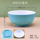 聚廚優(yōu)品彩色碗密胺碗塑料碗飯碗四方碗仿瓷餐具餐館米飯碗湯碗粥碗方形碗 米飯碗【藍白8016】 無(wú)規格