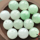尊柜 3-13mm天然緬甸翡翠散珠 A貨DIY白色淡綠色老坑玉珠手鏈項鏈 8mm
