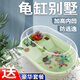 森森養(yǎng)烏龜專用缸家用龜缸烏龜飼養(yǎng)缸小烏龜專用缸爬臺(tái)曬臺(tái)烏龜缸 特大號(hào)綠色單缸+雨淋過濾+曬背燈