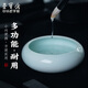 【全網(wǎng)低價】榮寶齋 筆洗 文房四寶陶瓷器墨池書法國畫練習用品墨汁茶具茶道茶洗水盂水洗墨海 影青筆洗
