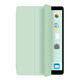 zoyu iPad Air2保護(hù)套 iPad6適用于蘋(píng)果平板電腦三折軟殼9.7英寸A1566全包防摔 嫩綠色