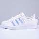 阿迪達(dá)斯 （adidas）三葉草 SUPERSTAR 女子金標(biāo)金條紋貝殼頭時(shí)尚運(yùn)動(dòng)休閑板鞋F(xiàn)X7483 鐳射金標(biāo)/FX7565 36.5 (225mm)
