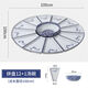 法嵐仕邦 拼盤(pán)餐具組合抖音同款陶瓷拼盤(pán)創(chuàng  )意扇形網(wǎng)紅聚會(huì )團圓家用酒店碗碟菜盤(pán)餐具組合 直徑100cm 12+湯+勺