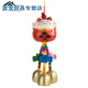 花語(yǔ)奇萌入門(mén)裝飾掛件風(fēng)玲貓?zhí)沾尚★L(fēng)鈴掛飾門(mén)鈴鐺進(jìn)門(mén)風(fēng)鈴鐺掛件掛門(mén)店鋪 紅色出入平安+掛鉤