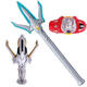 映棠維克特利騎士劍笛銀河火花槍奧特曼武器召喚器變形火炬變身器玩具 銀河火花槍+火花召喚器