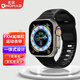 NOMAD 蘋果iwatch表帶  手表適用AppleWatch5/6/7/8/9Ultra/Ultra2運(yùn)動氟橡膠硅膠 深空黑【42/44/45/49mm】