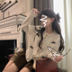 斤慕溫柔甜美蝴蝶結(jié)單排扣長(zhǎng)袖毛衣針織衫女氣質(zhì)百搭上衣內(nèi)搭早春新款 燕麥色蝴蝶結(jié)毛衣 均碼 建議85-115斤左右
