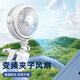 派凡戶(hù)外騎行風(fēng)扇USB小型車(chē)把手夾扇充電靜音迷你便攜自行車(chē)夾式制冷空調騎電動(dòng)摩托車(chē)電瓶單車(chē)電風(fēng)扇 白色【四檔可調/720°翻轉/穩固防抖】