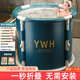 迪普爾泡澡桶成人可折疊浴桶家用洗澡桶浴缸沐浴桶兒童浴盆沐浴綠色 湖水綠-旗艦款【加厚皮絨】