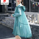 皮爾卡丹2025夏韓版百搭防曬衣女寬松大碼洋氣長(cháng)款防曬服新款冰絲薄款外套 孔雀藍 2XL 【建議140-155斤】