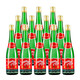 西鳳綠瓶高脖線下版2022年產(chǎn) 鳳香型口糧酒55度500ml*12瓶整箱裝