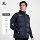 KELME /卡爾美 運(yùn)動(dòng)棉馬甲男新款足球訓(xùn)練棉馬夾加厚保暖坎肩跑步棉服 黑色 S