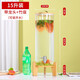 志方益 加厚耐熱玻璃自助飲料桶可樂桶容器家用涼冷水壺酒店商用冷飲機(jī) 【竹蓋款15升】+不銹鋼龍頭+底座 單個(gè)