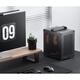 喬思伯（JONSBO）C6 ITX 黑色 迷你機(jī)箱（四面MESH板/3風(fēng)扇位/前置Type-c/ATX電源/≤170mm散熱器/255mm顯卡）