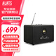 ALATS復古木質(zhì)音響FM長波段收音機高音質(zhì)無線大功率便攜手提充電U盤音樂播放藍牙音箱高端電子禮品 經(jīng)典黑
