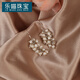 樂喵（LEMIAO）淡水珍珠耳環(huán)葡萄耳墜女S925銀耳飾 自然白色