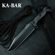 KA-BAR美國進(jìn)口KABAR卡巴高碳鋼BK7野營(yíng)戰術(shù)戶(hù)外生存裝備叢林高硬度直刀 BK-7