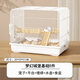卡熙金絲熊倉鼠籠子便宜大的特超大豪華別墅專(zhuān)用60基礎三層大空間寵物 倉鼠夢(mèng)幻城堡基礎5件-白色
