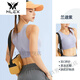 MLEX的確奇外運(yùn)動背心女一體杯內(nèi)舒適穿伽瑜文胸健身美背衣 蘭迪紫 XL【125-145斤】