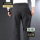 GMGN燈芯絨男褲秋季 休閑褲男寬松 條紋褲子男加絨褲 商務(wù)休閑男裝寬松直筒運動(dòng)長(cháng)褲男款 深灰（A 10058加厚內植絨） XL（138-150斤穿）