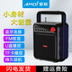 夏新無線藍(lán)牙音箱大音量戶外手提廣場(chǎng)舞便攜移動(dòng)U盤插卡車載超重低音炮收音機(jī)多功能播放器舞蹈微信收款音響 酷黑色【升級(jí)款】