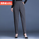 DGPZ休閑褲女哈倫褲OL職業(yè)通勤松緊休閑長(zhǎng)褲DC2841 花灰色 4XL （160-180）斤