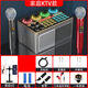 雅馬哈（YAMAHA）同型號新款直播聲卡音響箱一體機手機電腦通用戶(hù)外無(wú)線(xiàn)話(huà)筒唱K歌設備全套裝 5版【黑紅無(wú)線(xiàn)麥+聲卡音響一體燈 標配