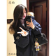 戀的冬季羽絨棉服女衣服學(xué)生派克服2024新款棉衣秋冬外套羽棉襖絨服女 韓版加厚藏青色 均碼（可備注碼數）