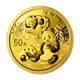 真典2025年熊貓金幣 黃金投資收藏99.9%金 熊貓金銀紀(jì)念幣 3克熊貓金幣帶綠盒