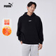 彪馬（PUMA）加絨秋冬衛(wèi)衣套頭衫男女情侶長袖運動休閑連帽上衣534364 黑色-01 XS (165/88A)