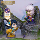 英雄聯(lián)盟LOL手辦絕版艾克金克斯阿卡麗凱南光輝公仔手辦擺件 車載 玉劍傳說-刀妹男刀 彩盒裝防偽卡 中號(hào)