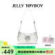 JellyToyboy包包女包JTB月球包2024年夏季无性别主义高级感小众520情人节礼物 白色