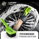 綠田（LUTIAN）洗車(chē)用品洗車(chē)配件毛刷拖把汽車(chē)用品內(nèi)飾清潔刷輪胎刷輪轂刷 方形PP曲絲輪胎刷