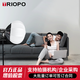 捷寶TRIOPO M300/200 BI LED直播間常亮影視補光燈光布置影室燈室內打光聚光燈主播美顏燈 （背景燈）燈光+快裝柔光球套裝 M200D  200W 單色溫燈光
