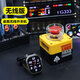 無線臺(tái)式電腦桌面開關(guān)主機(jī)外置無線遠(yuǎn)程啟動(dòng)器鍵核彈重大決策按鈕 黃色【無線版】開機(jī)鍵（精裝）