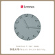 LEMNOS迪斯凱 日本進(jìn)口Lemnos CARVED COLORED北歐彩色雕刻掛鐘創(chuàng)意時(shí)鐘 灰色大號(hào)0907J78776