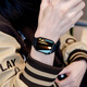 X2025新款iwatch智能手表女士款藍(lán)牙接打電話消息提醒支付測(cè)血壓心率血氧睡眠監(jiān)測(cè)情侶計(jì)步運(yùn)動(dòng)手表 黑膠帶【通話、離線支付、多運(yùn)動(dòng)模式、NFC】