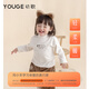 幼歌（YOUGE）嬰幼兒環(huán)?？ㄍㄓ』▌?dòng)物半高領(lǐng)親膚保暖防風(fēng)套頭打底衫 幸運小貓 90 cm