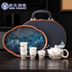 蘇氏陶瓷（SUSHI CERAMICS）江山如畫(huà)羊脂玉西施壺帶盤(pán)旅行功夫茶具鄭振燈工藝大師作品J1167